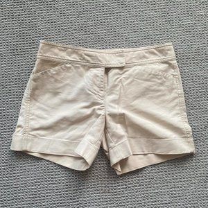 Ann Taylor Cream/khaki shorts